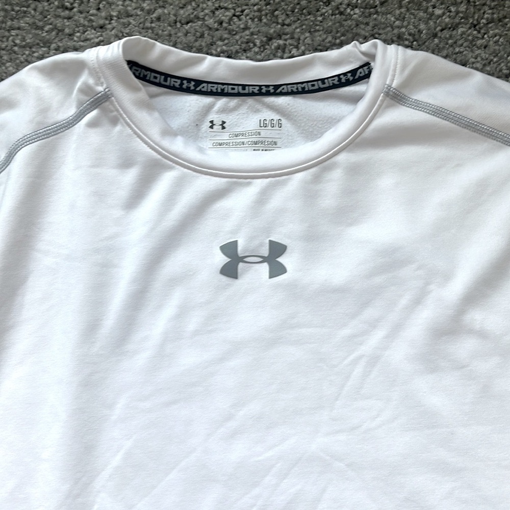 Mens Large Under Armour Compression Long Sleeve Shirt